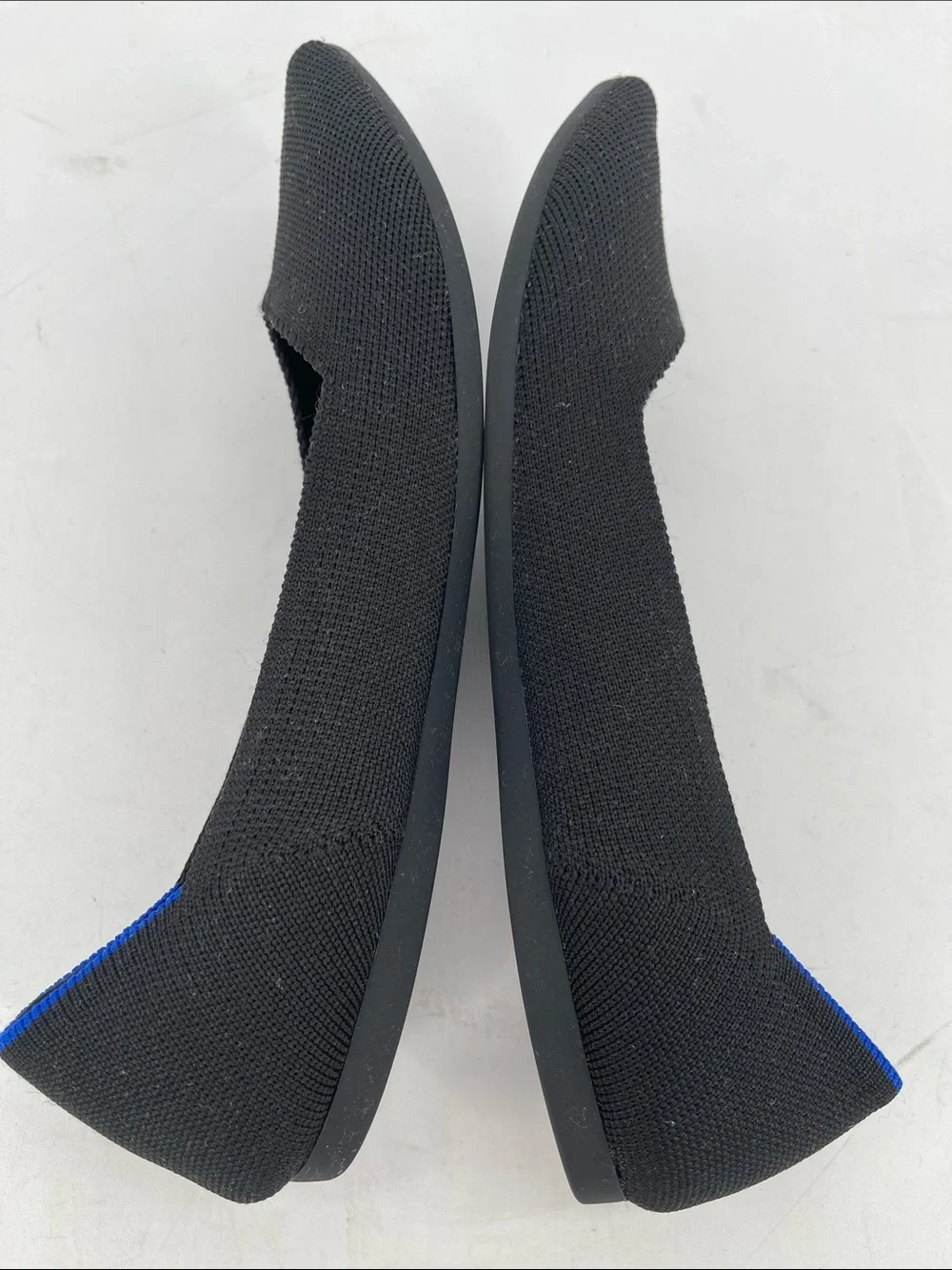 Rothy's Black The Point Flats Women Size 9